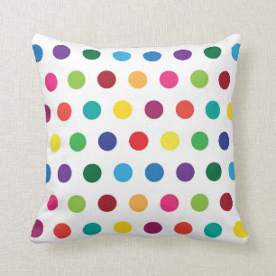 Coussin Pois colorés petits enfants
