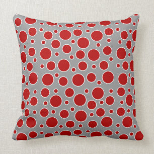 Coussin Pois rouge