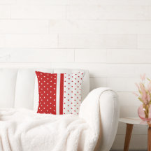 Pois rouges et blancs