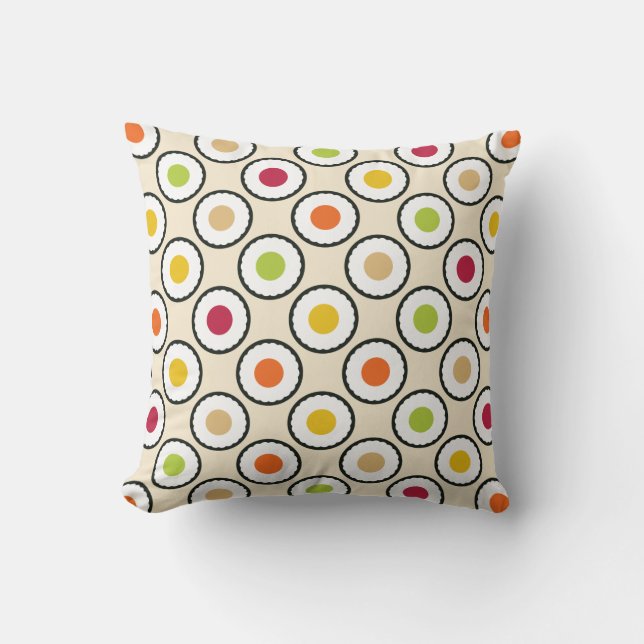 Coussin Pois Sushi Maki (Recto)