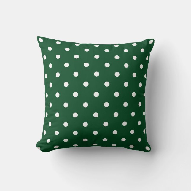 Coussin Pois vert (Recto)