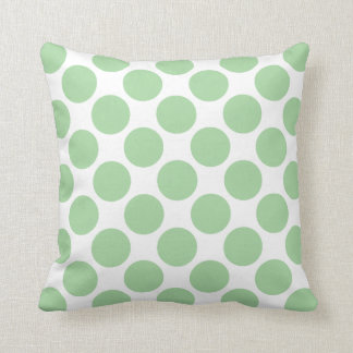 Coussin Pois vert en bon état