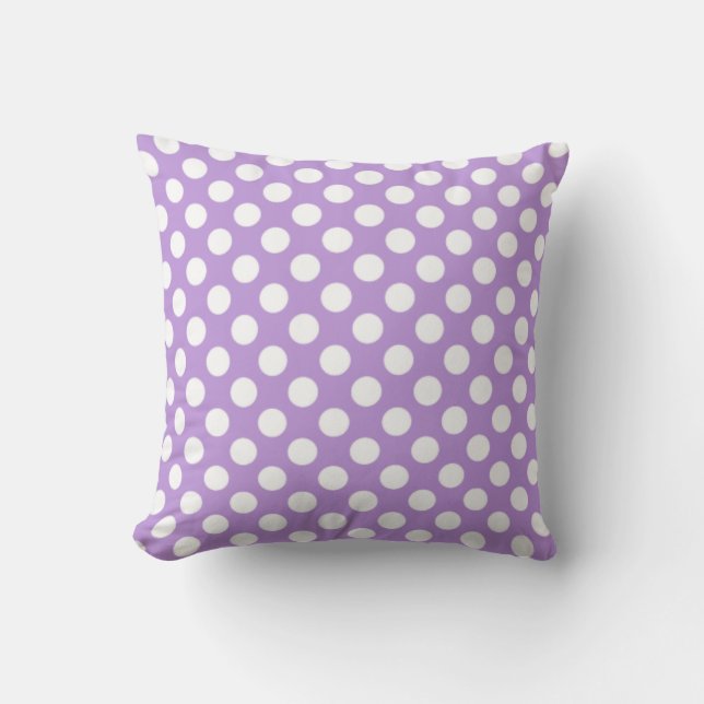 Coussin Pois violets de lavande (Recto)