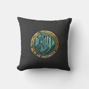 Coussin Poisson-ange sans air sous l'eau hublot