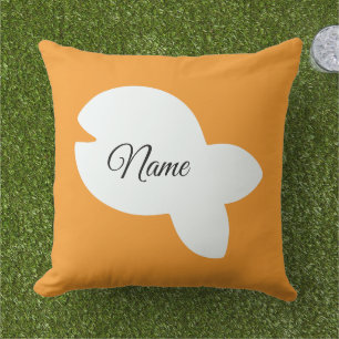 Coussin Poisson Blanc Poisson Orange Rose Combo Enfants Pa