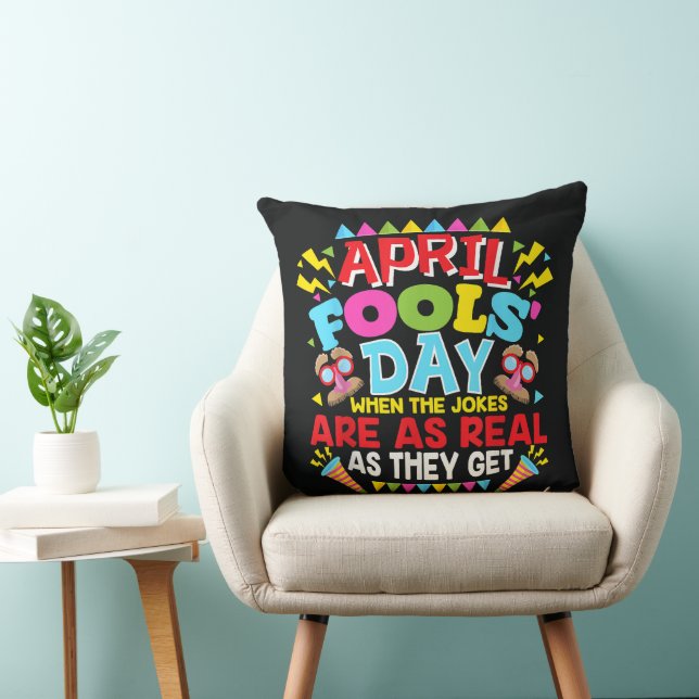 Coussin Poisson d'avril (Chaise)