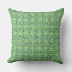 Coussin Poisson Feuille Jazz S Mint Olive 1