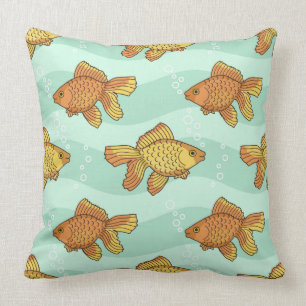Coussin Poisson-motif