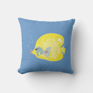 Coussin Poisson Tropical Fantaisiste Art Océanique