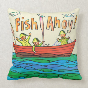 Coussin Poissons oh !