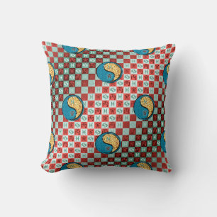 Coussin Poissons & Tigre de Feu