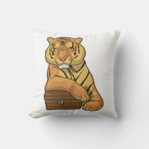 Coussin Poitrine au trésor de tigre