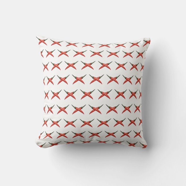 Coussin Poivrons Chauds, Blossom Violet (Recto)