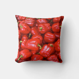 Coussin Poivrons rouges en Motif stérilisé