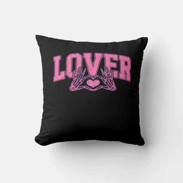 Coussin Police Avec Squelette Mains Classique (Recto)