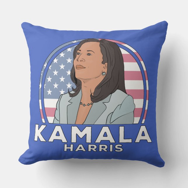 Coussin Politique Kamala Harris (Recto)