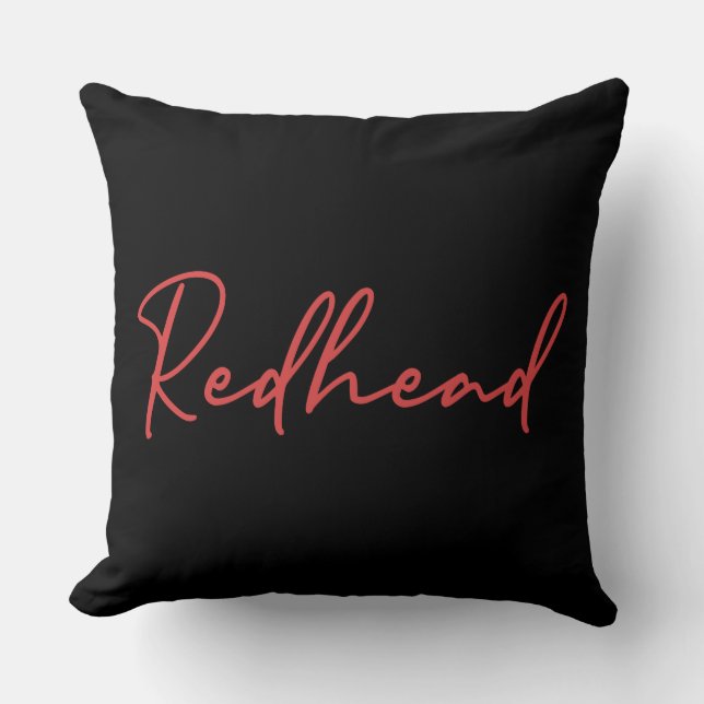 Coussin Polka Rouge Noir (Recto)
