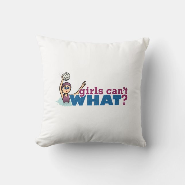 Coussin Polo d'eau pour filles (Recto)