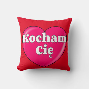 Coussin Polonais - Je vous aime