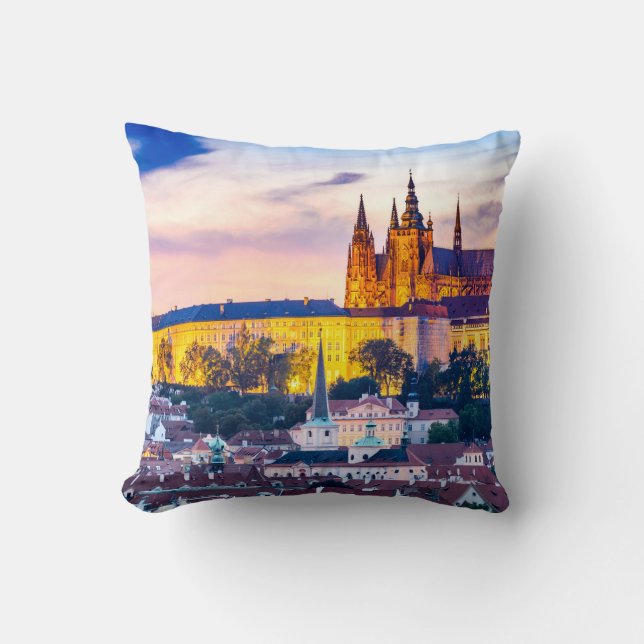 Coussin Polyester Jeu d'oreiller, Jeu d'oreiller Prague (Recto)