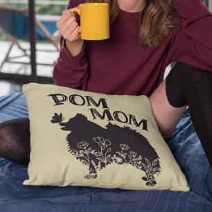 Coussin Pom Mom Pomeranian Dog-Lover