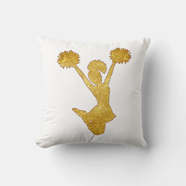 Coussin Pom-pom girl d'or (Recto)