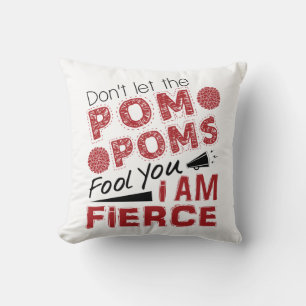 Coussin Pom-pom girl ne laissez pas les Pom Poms vous trom