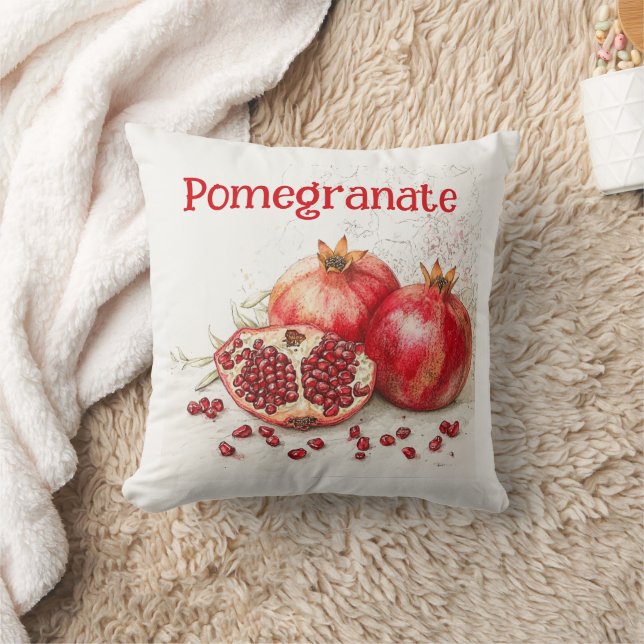 Coussin Pomegranate Throw Pillow (Couverture)