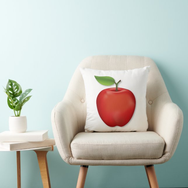 Coussin Pomme délicieuse rouge savoureuse  (Chaise)