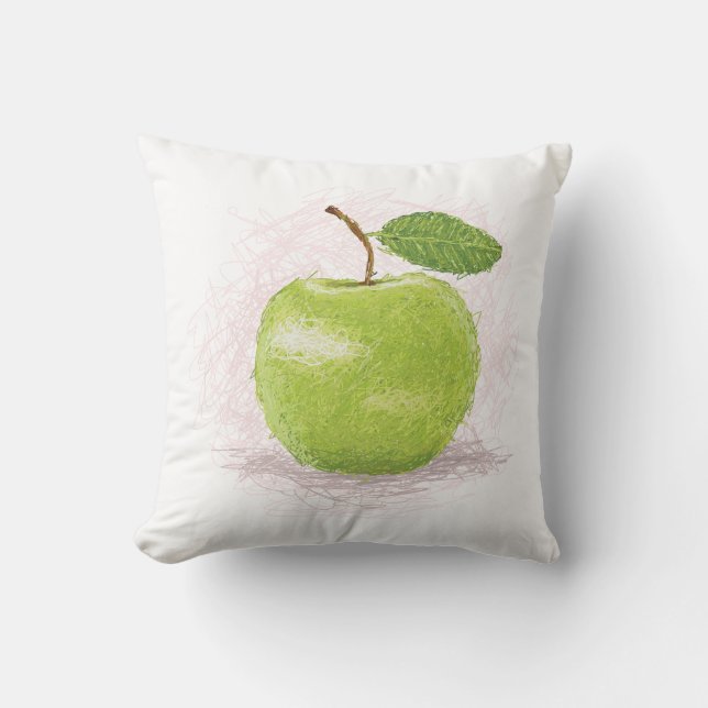 Coussin pomme verte (Recto)