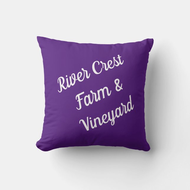 Coussin Pommeau de ferme ou d'oreiller à lancer à l'anse (Recto)
