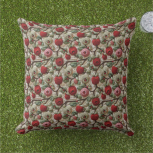 Coussin Pommes au Crochet Fruit