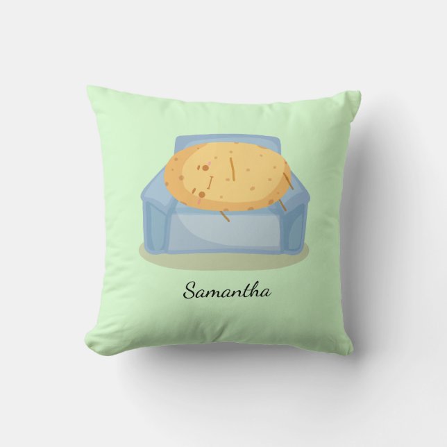 Coussin Pommes de terre fatiguées (Recto)