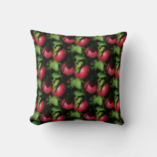 Coussin Pommes McIntosh Sur Le Motif De La Nature De L'Arb