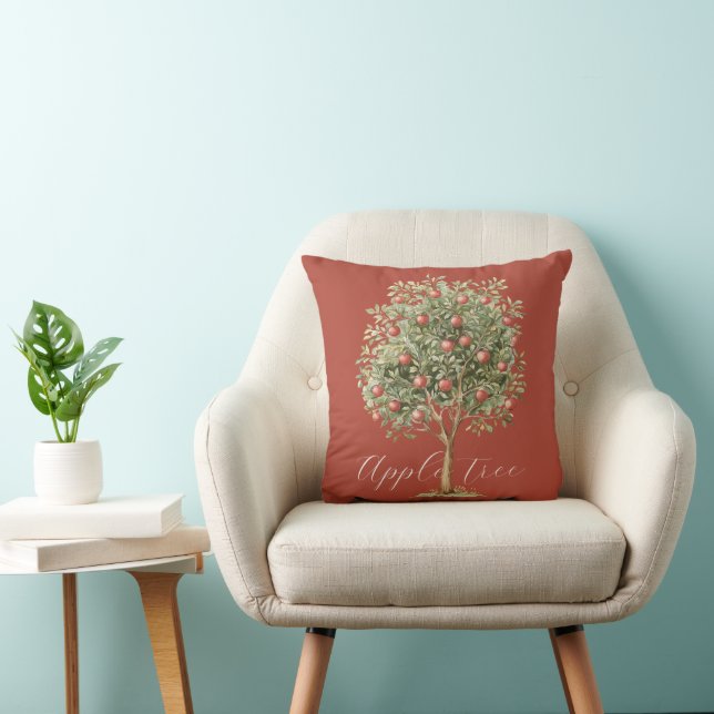 Coussin Pommier Rouge Vert (Chaise)