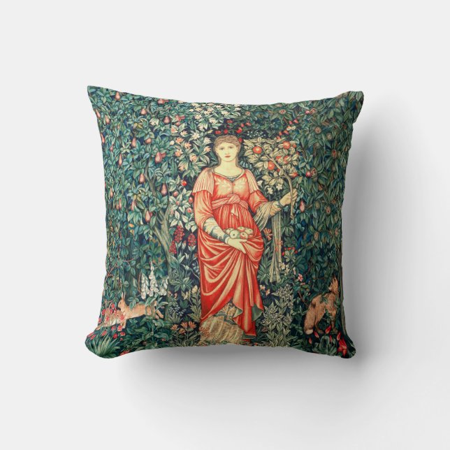 COUSSIN POMONA TENANT DES FRUITS EN VERDURE, ANIMAUX FORES (Recto)