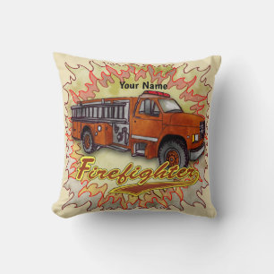 Coussin Pompier de camion de pompiers furieux