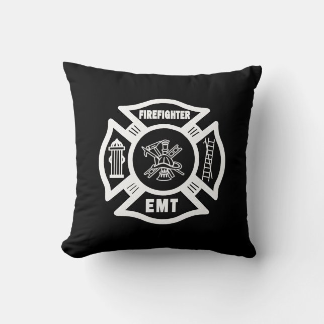 Coussin Pompier technicien médical d'urgence (Recto)