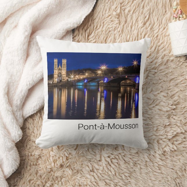 Coussin Pont a Mousson Panorama avec souvenir de la Mosell (Couverture)