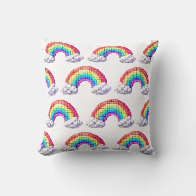 Coussin Pont Arc En Ciel Vers Les Rêves (Recto)