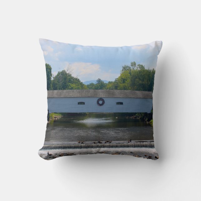 Coussin Pont couvert d'Elizabethton (Recto)