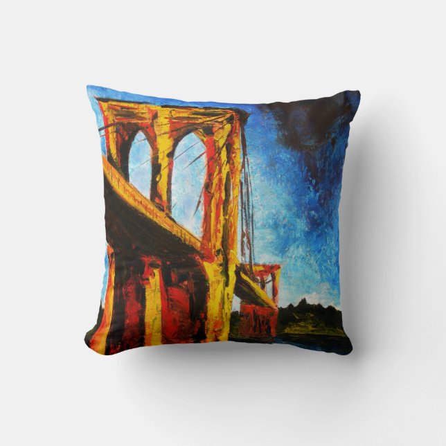 Coussin Pont de Brooklyn à Utopie 2009 (Recto)