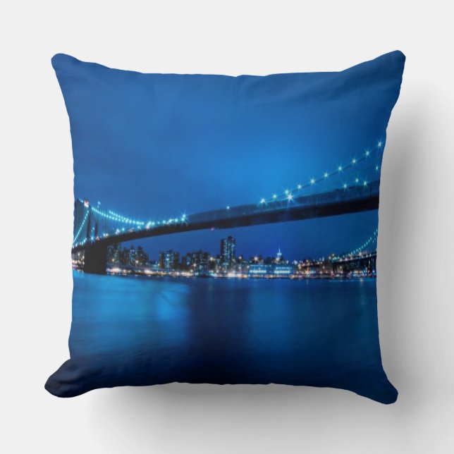 Coussin Pont de Brooklyn, New York (Recto)