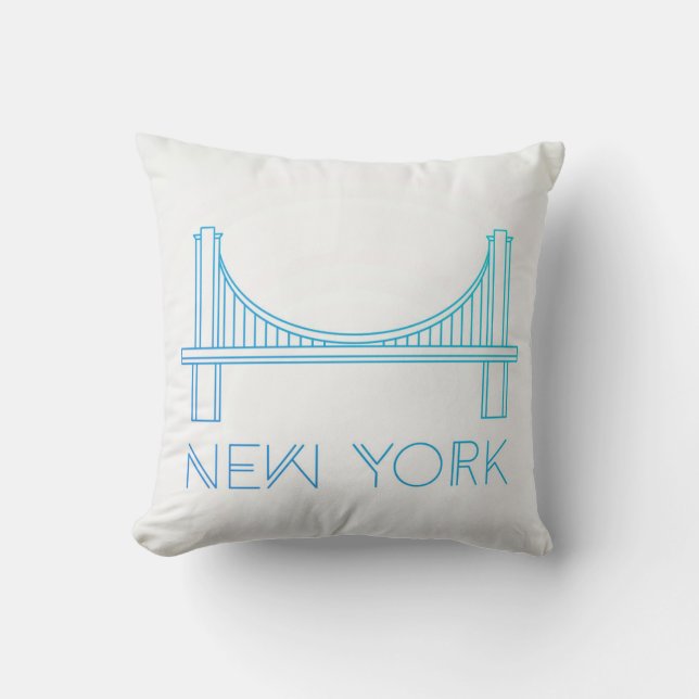 Coussin Pont de Brooklyn | New York City (Recto)