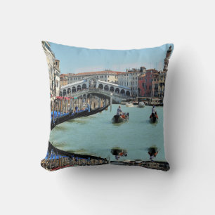 Coussin PONT DE RIALTO - Venise - Canal Grande