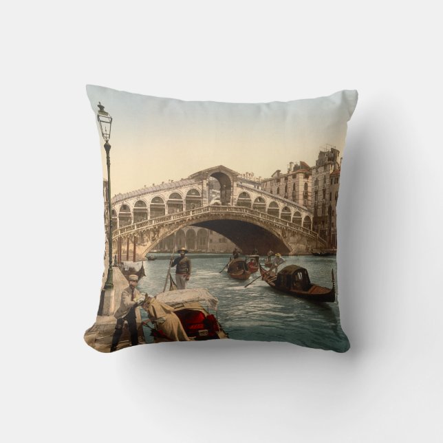 Coussin Pont du Rialto II, Venise, Italie (Recto)