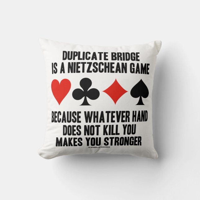 Coussin Pont Dupliquer Nietzschean Jeu Quelle Que Soit La  (Recto)