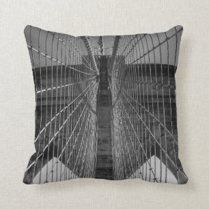 Coussin Pont et horizon 2 de New York City Brooklyn