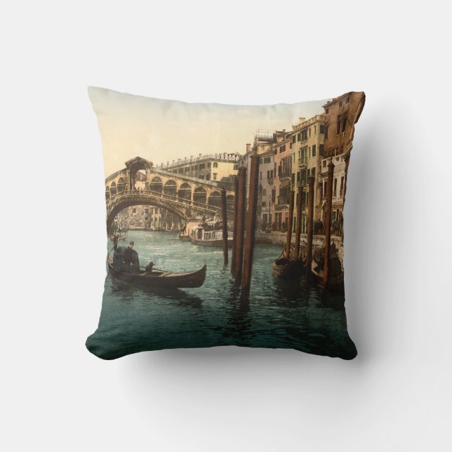 Coussin Pont I, Venise, Italie de Rialto (Recto)