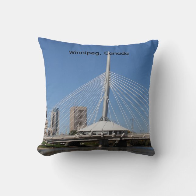 Coussin Pont Provencher de Winnipeg (Recto)
